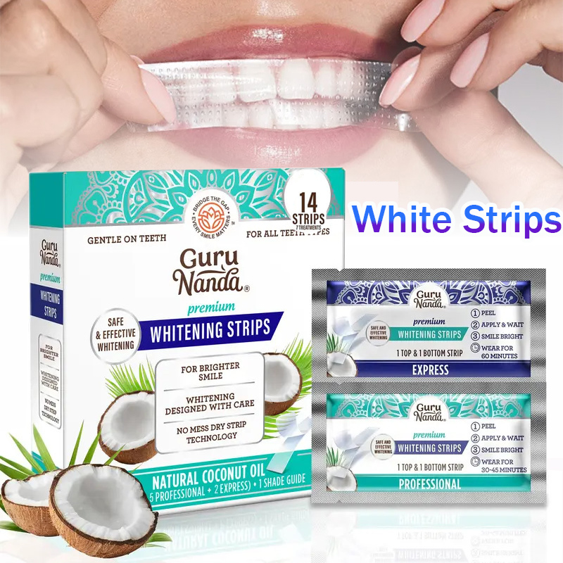 Teeth Whitening Retainer - 1/2/3 علب من شرائط تبييض الأسنان