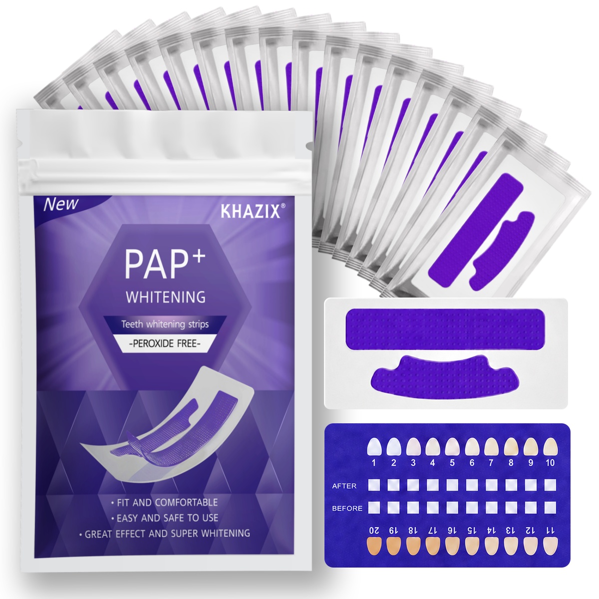 1/7 أزواج من شرائط تبييض الأسن - مراجعة Teeth Whitening Retainer وسعره