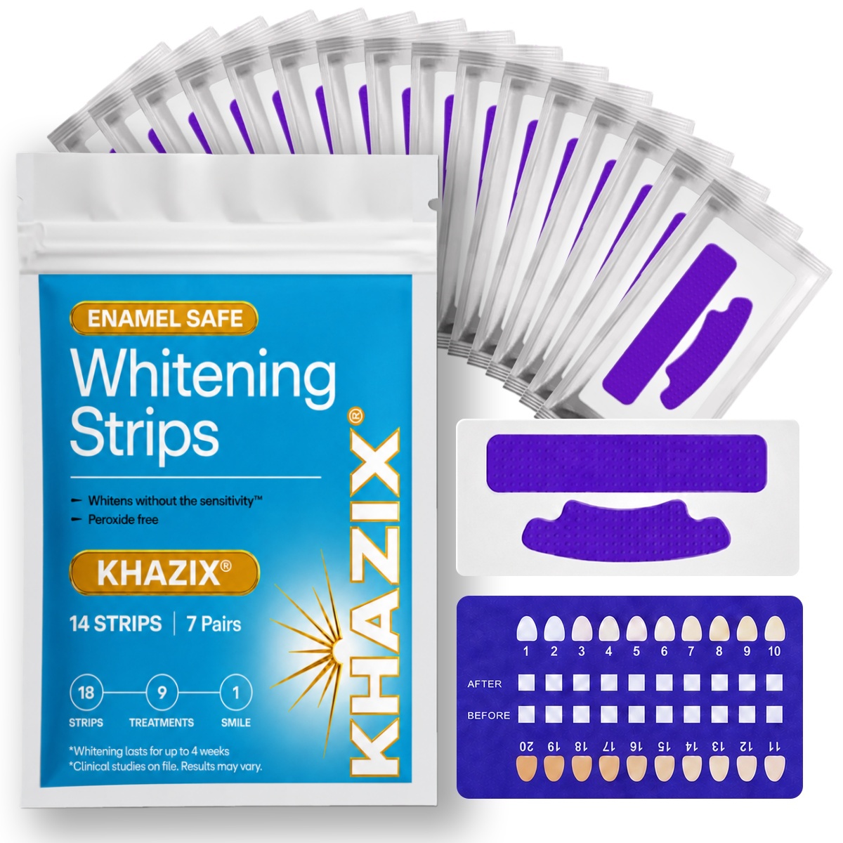 7 أزواج من شرائط تبييض الأسنان - مراجعة Teeth Whitening Retainer وسعره