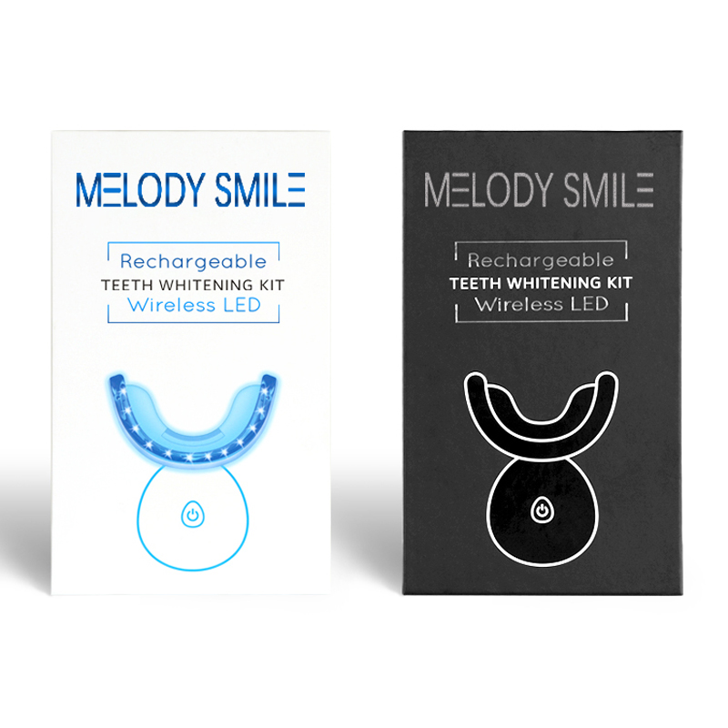 طقم تبييض الأسنان بالضوء الأزر - مراجعة Teeth Whitening Logo وسعره