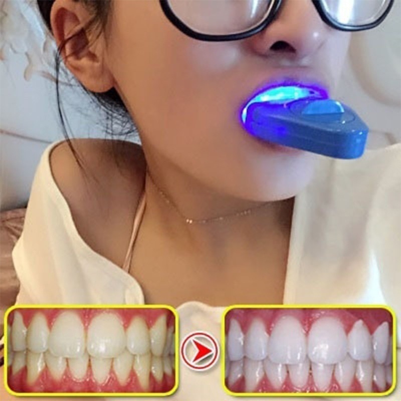 LED تبييض الأسنان ضوء تبييض ال - مراجعة Teeth Whitening Video وسعره