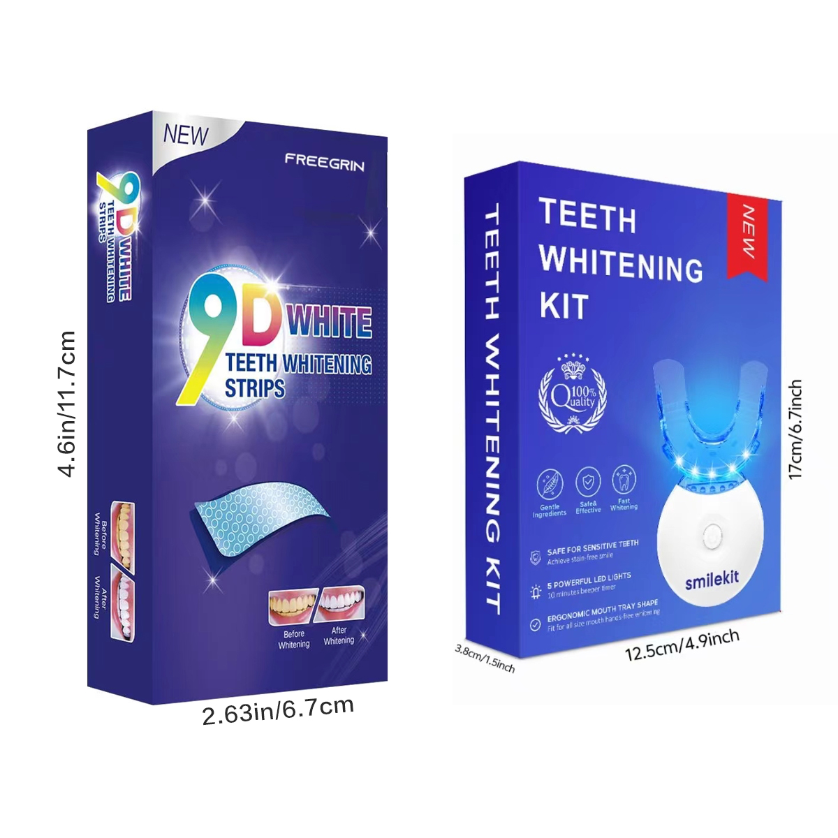 مجموعة تبييض الأسنان - 5X مبيض - مراجعة Teeth Whitening Gels وسعره