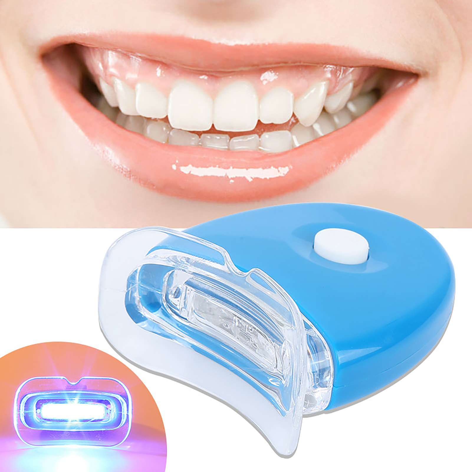 تبييض الأسنان ضوء مسرع للرجال  - مراجعة Teeth Whitening Video وسعره