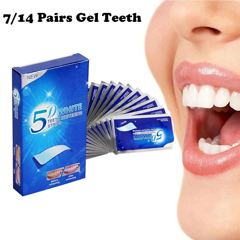 1-6 علب من شرائط تبييض الأسنان - مراجعة Teeth Whitening Gels وسعره